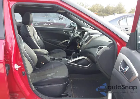 2016 Hyundai Veloster из США, поврежденный, VIN KMHTC6ADXGU263605